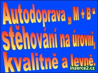 Stěhování Kadaň M + B