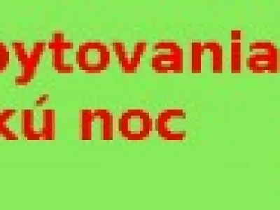Ubytování - Velikonoce 2013  na Slovensku