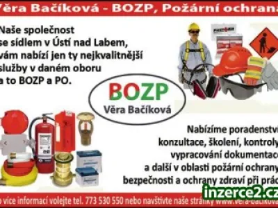 Bezpečnost práce, požární ochrana