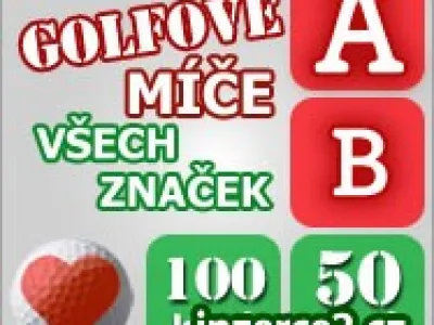 Hrané golfové míče MIX
