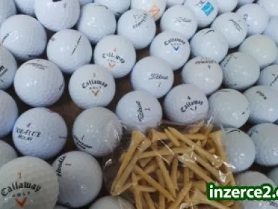 HRANÉ ZNAČKOVÉ GOLFOVÉ MÍČKY od 6 Kč/kus.