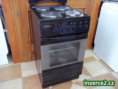Sporák elektrický PRIVILEG 2250 hnědý - šíře 50 cm