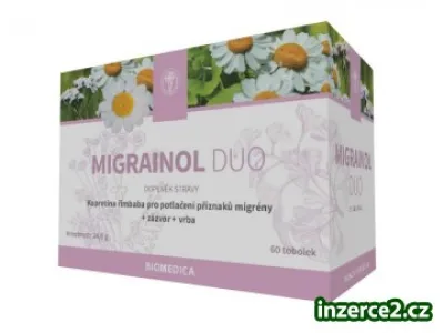 Migrainol – bylinky na migrénu v tobolkách