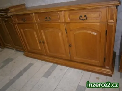 rustikální styl - komoda masiv, vyšší
