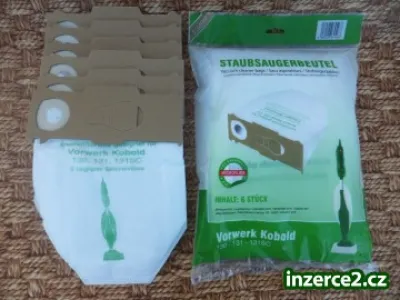 Sáčky pro vysavač VORWERK 130/131 balení 6 ks