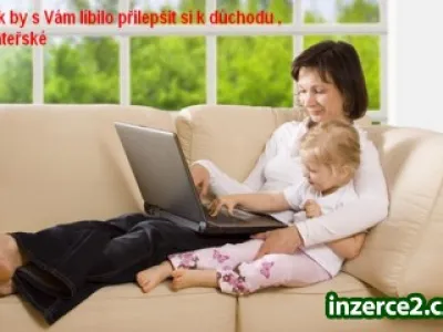 Jak by se Vám líbilo přilepšit si k důchodu , mateřské