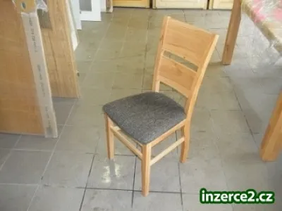 Židle-masivní-polstrování-látka,nebo koženka-NOVÉ