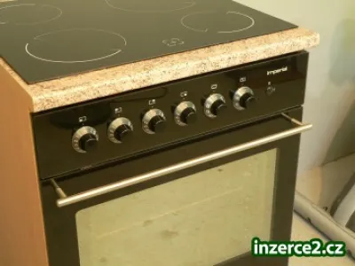 Černý vestavný sporák IMPERIAL(Miele)