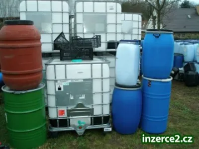 Nádrž na pitnou vodu barel ibc kontejner sud hobok