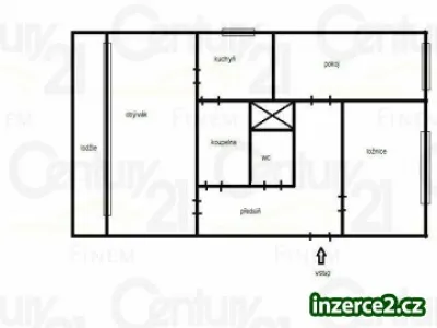 Prostorný byt 3+1/L, OV, 75m2 - Kralupy n/Vlt., Hůrka