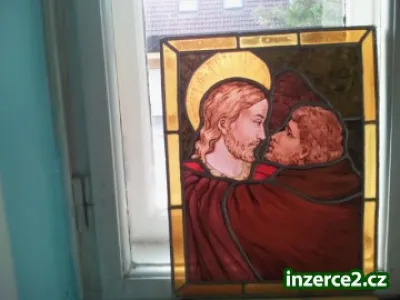 Nabízím vitráž Jidášův polibek