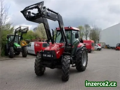 Case IH JX 90 s celním nakladacem