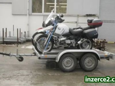 Prodám vlek na 2 motorky nebo čtyřkolku