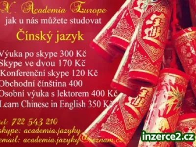 Čínština - netradiční jazyk, netradiční kultura