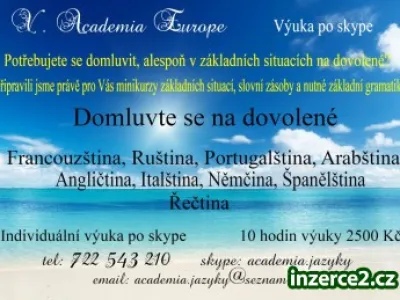 Domluvte se na dovolené
