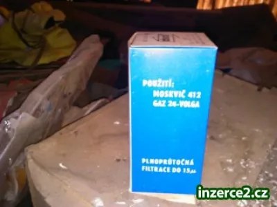 Poloprůtočná filtrace JIPAP M412-Moskvič, GAZ