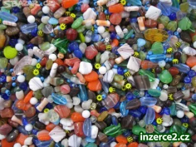 Korálky-3kg korálkový mix
