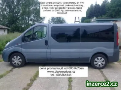 pronájem mikrobusu