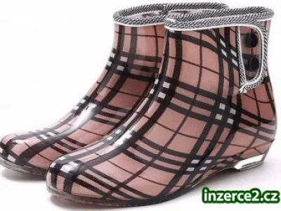Luxusní kotníčkové gumáky
