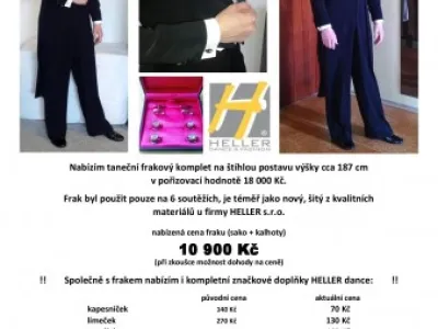 Taneční frak Heller ve výborném stavu
