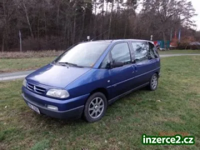 Citroen Evasion 2.0T LPG, 7 míst, nová STK, 120tkm