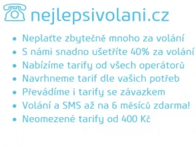 Nejlepší a nejlevnější tarify na trhu