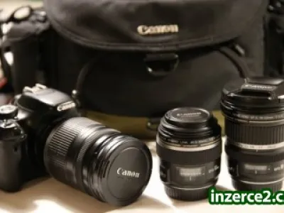 Canon EOS 600D se sadou objektivů Canon
