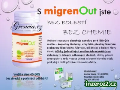 MigrenOUT bylinný produkt