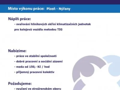 Svářeč Al metodou TIG