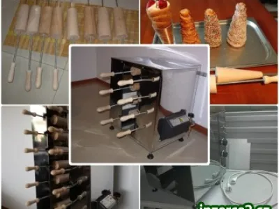 Pec na 8 trdelníků + 15 válečků