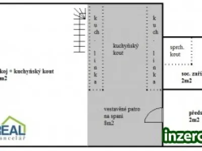 Prodej bytu 1+kk (26m2), zděný dům, OV, Praha 10 – Strašnice