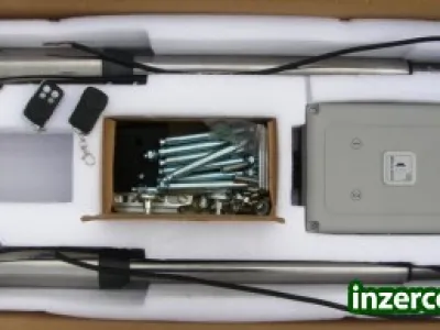 Elektrické otevírání dvoukřídlé brány