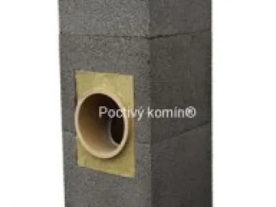Stavebnicový systém komínu 180mm/6m