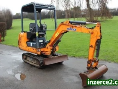 Stav výborný minibagr Hanix H 15b.-2