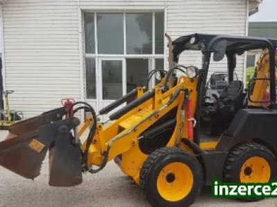 Mini rýpadlo-nakladač JCB 1CX - výborný stav