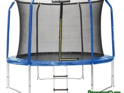 Trampolína s ochrannou sítí 
