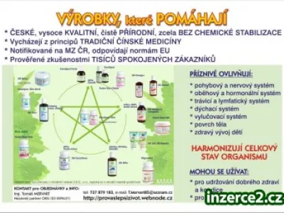 Bylinové výrobky, které pomáhají