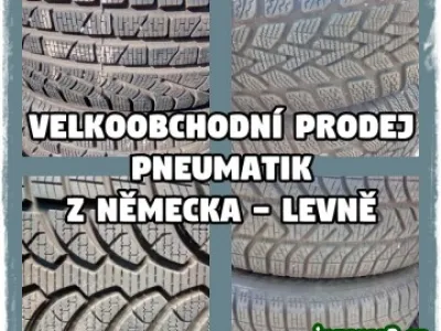 VELKOOBCHODNÍ PRODEJ PNEUMATIK Z NĚMECKA - LEVNĚ