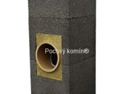 Sestava komínu s červeným prstencem
