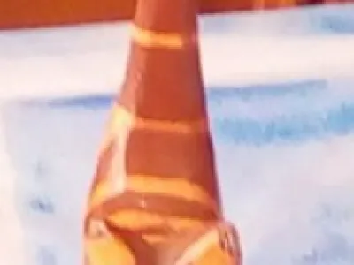 Dřevěná kočíčka - Hnědá