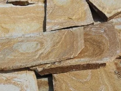 Přírodní kámen rula s fosilní kresbou